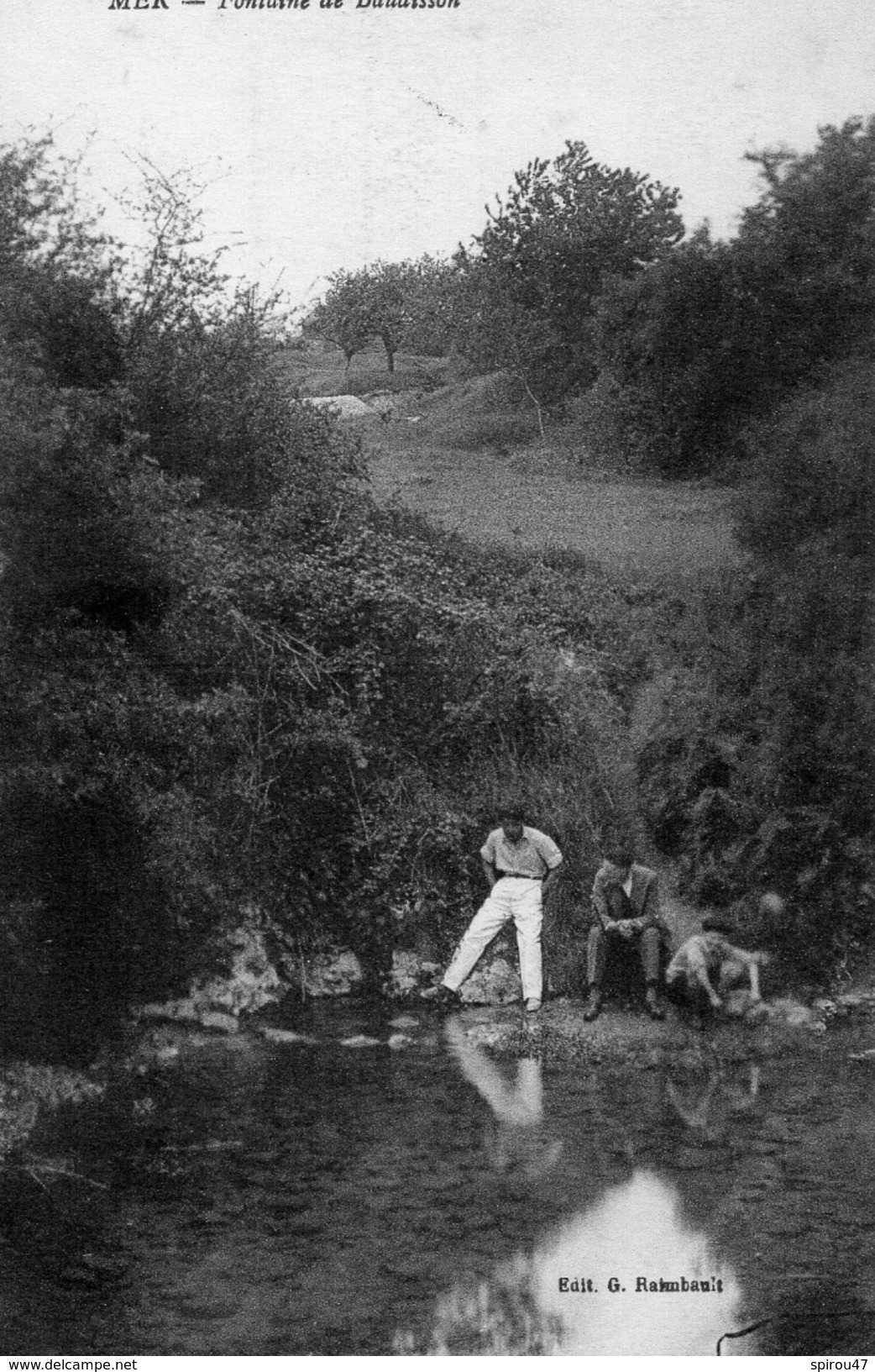 CPA MER - FONTAINE DE BAUDISSON - Mer