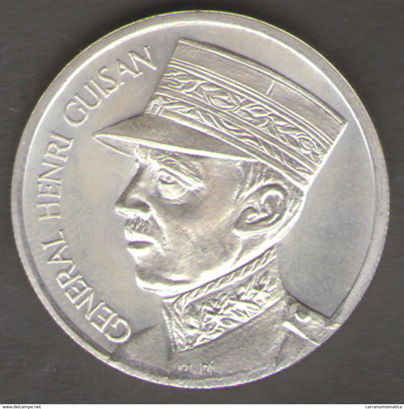 SVIZZERA 30 AUGUST 1939 ERNENNUNG ZUM GENERAL VOR 30 JAHREN - GENERAL HENRI GUISAN AG SILVER - Altri & Non Classificati