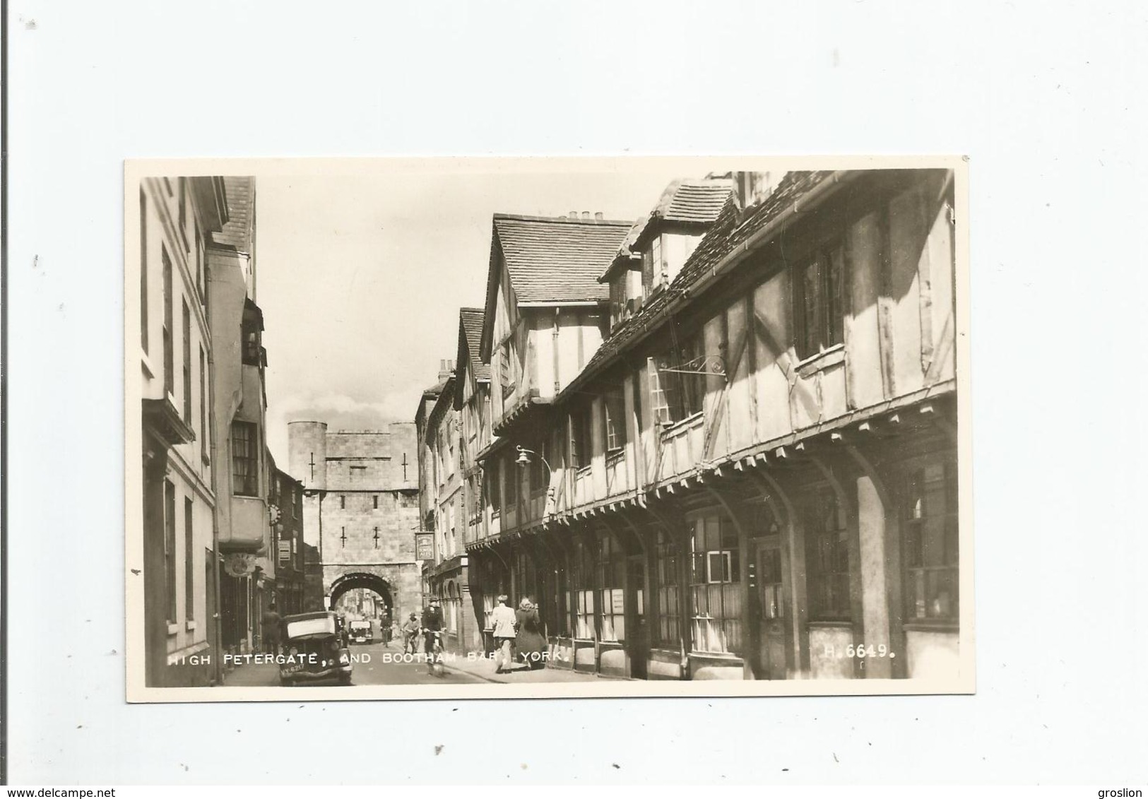 YORK 6649 HIGH PETERGATE AND BOOTHAM BAR - York