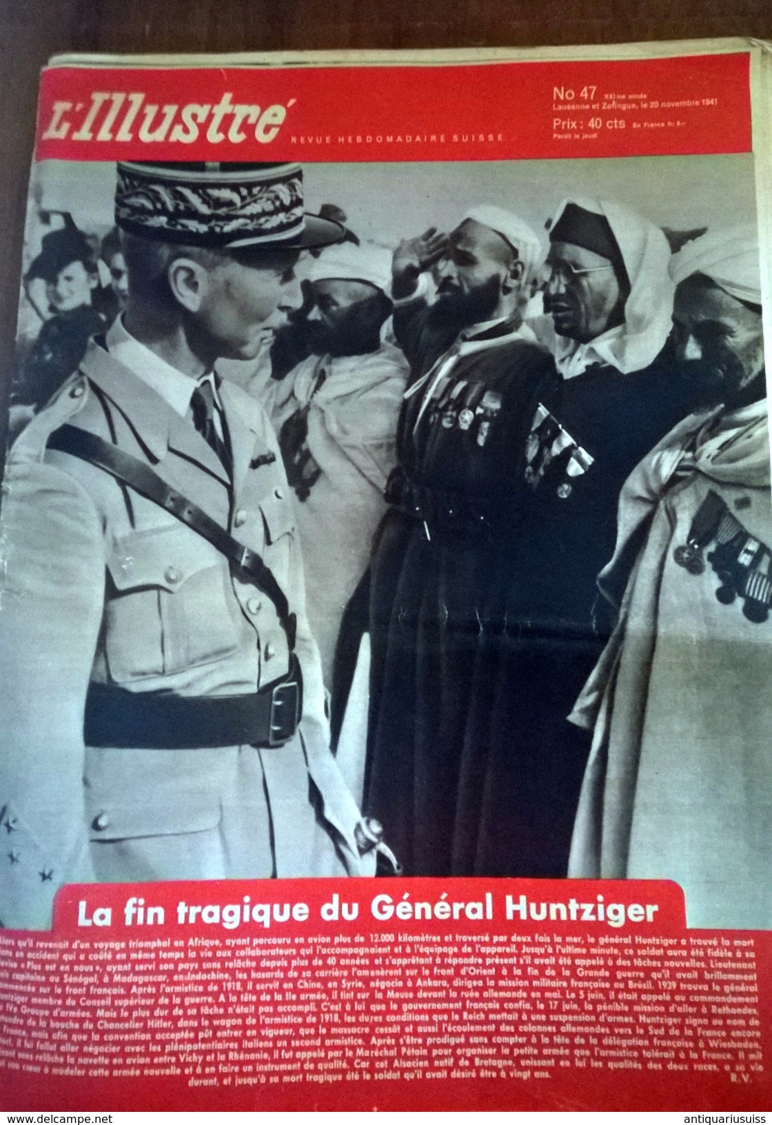 L`Illustré - 20 Novembre 1941 - Autres & Non Classés