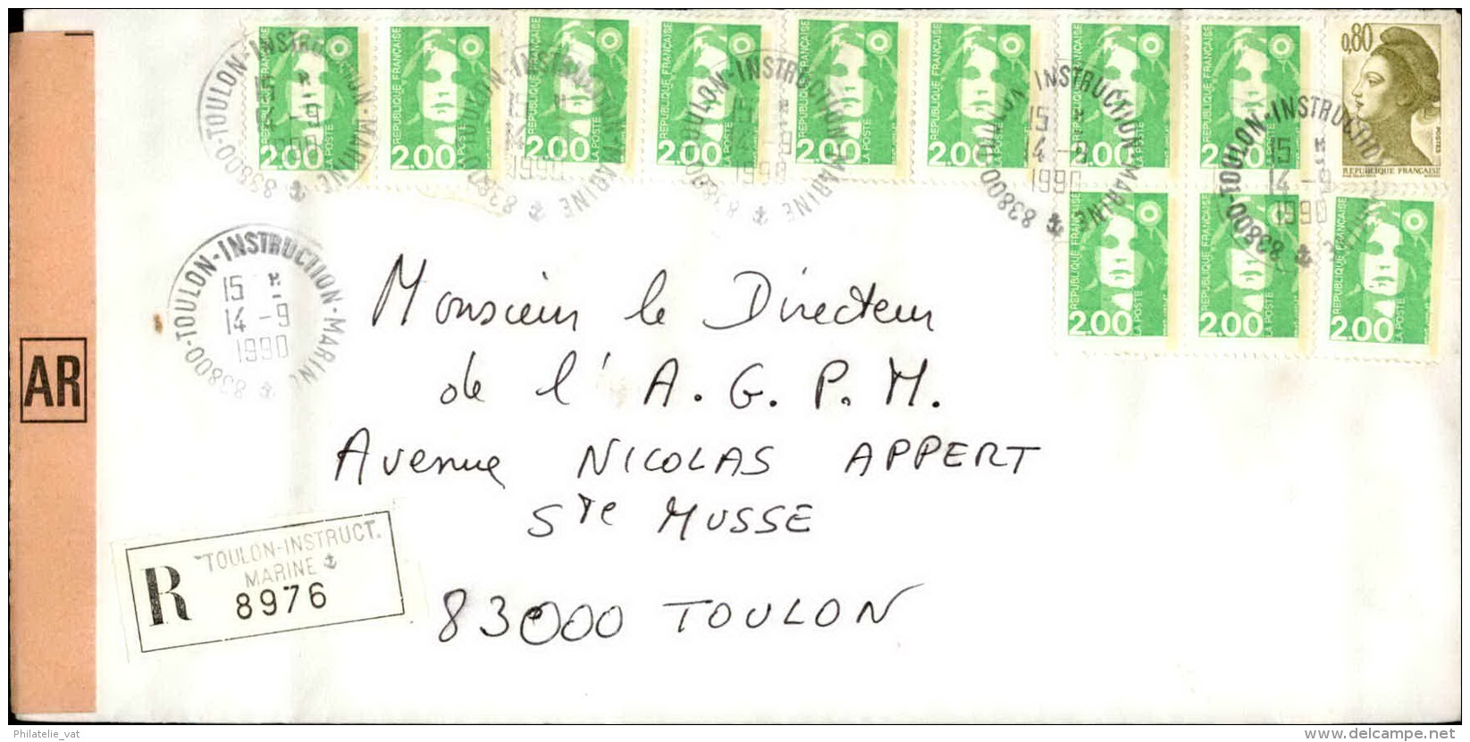 FRANCE - Enveloppe Voyagée En Poste Navale - Détaillons Collection - A Voir - Lot N° 20700 - Naval Post