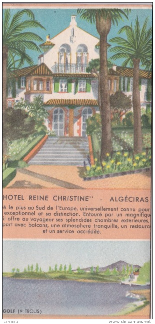 ALGECIRAS / ESPAGNE / HOTEL REINA CRISTINA - Dépliants Touristiques