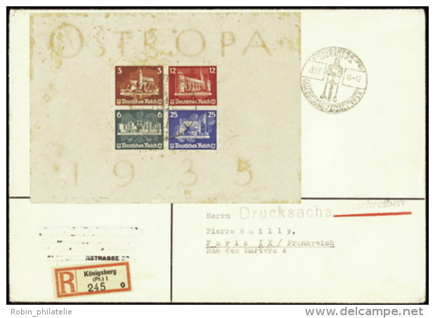 N° 3 OSTROPA Sur Lettre Obl FDC 23-6-35 Qualité: OBL Cote: 1500&nbsp; &euro; - Otros & Sin Clasificación