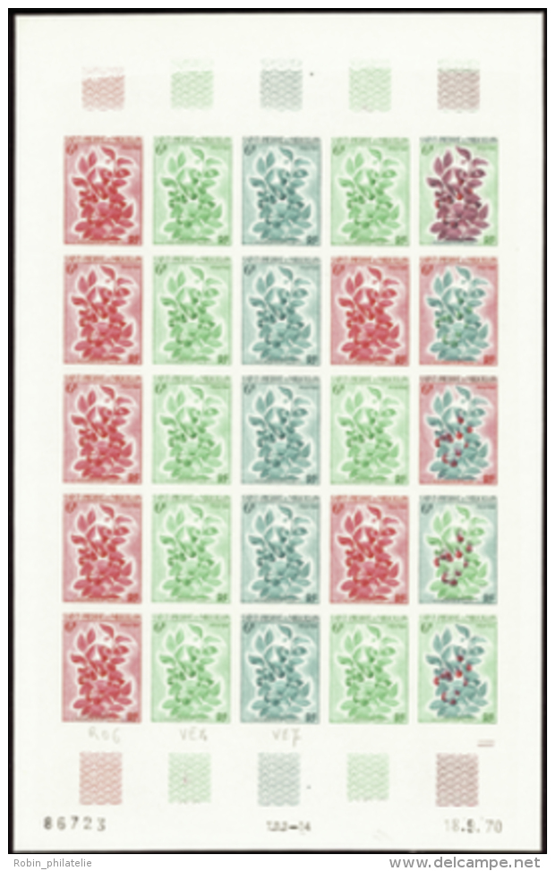 N° 401 /403 Fleurs 4 Feuilles De 25 Timbres Qualité: ** Cote: 1250&nbsp; &euro; - Other & Unclassified