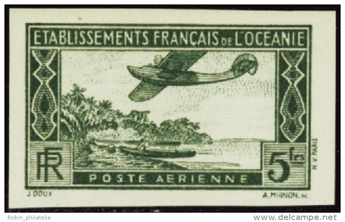 N° 1 5f Vert Non Dentelé Qualité: ** Cote: 115&nbsp; &euro; - Other & Unclassified