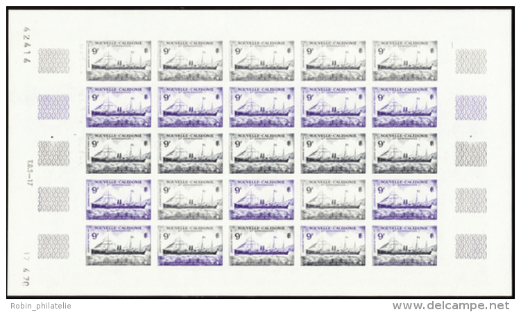 N° 366 Journée Du Timbre 1970 Feuille De 25 Timbres Qualité: ** Cote: 300&nbsp; &euro; - Other & Unclassified