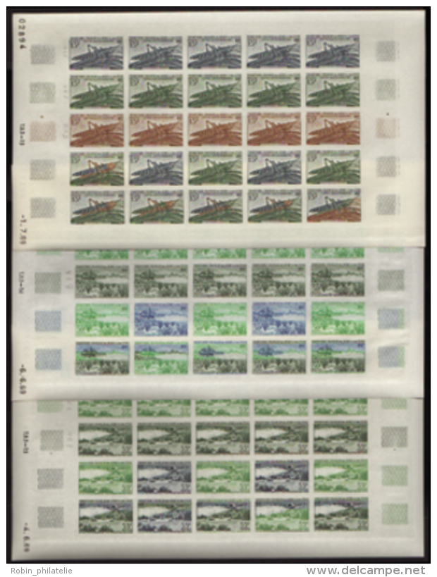 N° 351 /353 Lutte Contre Les Criquets 3 Feuilles De 25 Timbres Qualité: ** Cote: 1875&nbsp; &euro; - Otros & Sin Clasificación