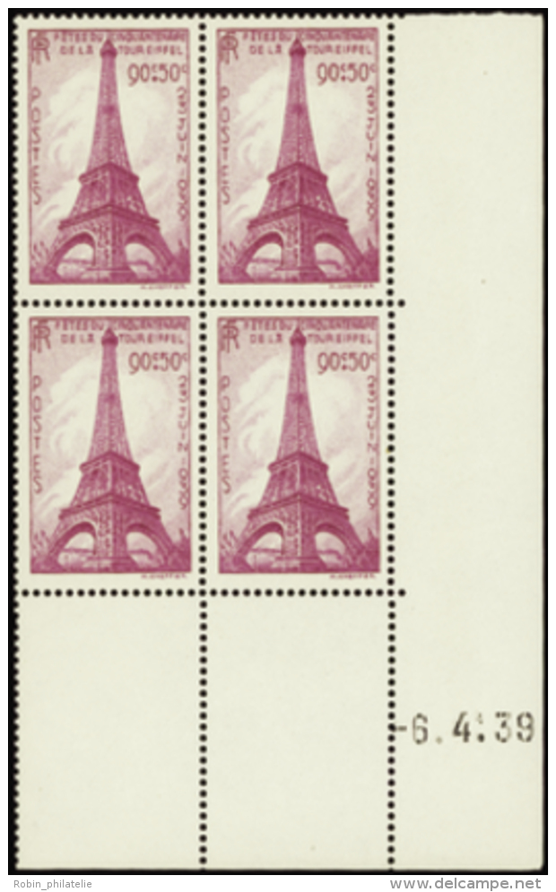 N° 429 Tour Eiffel 6-4-39 Qualité: ** Cote: 102&nbsp; &euro; - Otros & Sin Clasificación