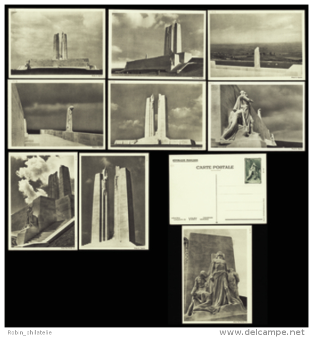 N° UX              7 Mémorial De Vimy 10 Cartes Qualité:  Cote: 200&nbsp; &euro; - Other & Unclassified