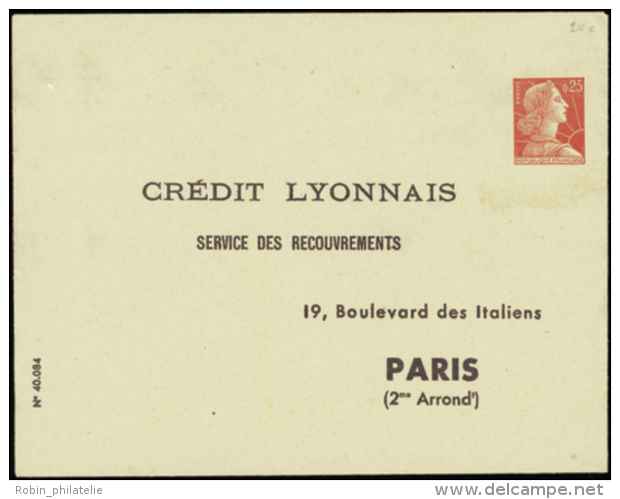 N° 1011 C G1h 0,25 M. De Muller "Crédit Lyonnais" Paris 2è Qualité:  Cote: 45&nbsp; &euro; - Otros & Sin Clasificación