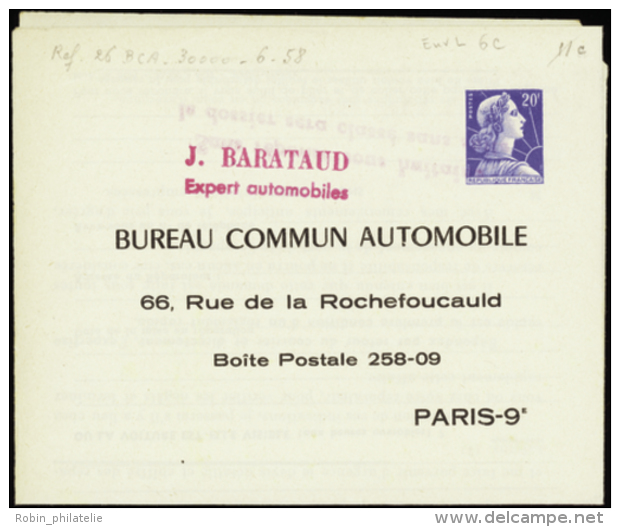 N° 1011 B D6a 20f Muller "Bureau Commun Automobile"(26BCA) Qualité:  Cote: 225&nbsp; &euro; - Otros & Sin Clasificación
