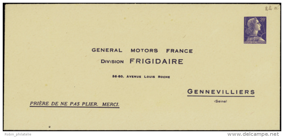 N° 1011 B  D5g  20f M. De Muller Général Motors Frigidaire Qualité:  Cote: 55&nbsp; &euro; - Otros & Sin Clasificación