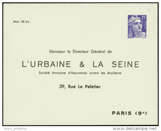 N° 886 E1 (N2g1) 15f M. De Gandon "l'urbaine &amp; La Seine" Qualité:  Cote: 300&nbsp; &euro; - Otros & Sin Clasificación