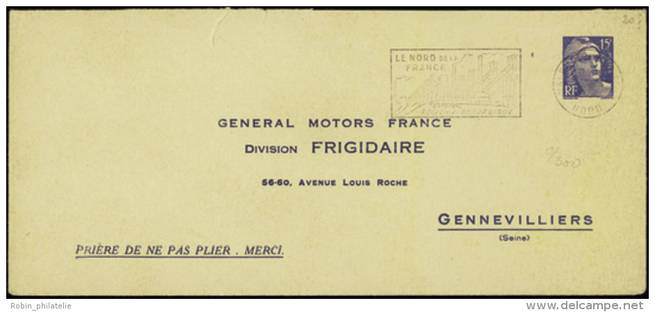 N° 886 E1  15f Bleu M. De Gandon Général Motors Frigidaire Qualité:  Cote: 300&nbsp; &euro; - Otros & Sin Clasificación