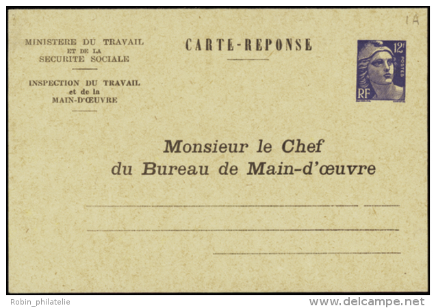 N° 812 K3a 12f M. De Gandon Carte Postale De Service Qualité:  Cote: 451&nbsp; &euro; - Otros & Sin Clasificación