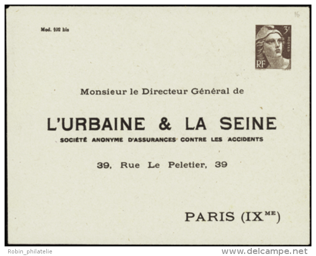 N° 715 E1  3f M. De Gandon "l'Urbaine Et La Seine" Qualité:  Cote: 650&nbsp; &euro; - Otros & Sin Clasificación