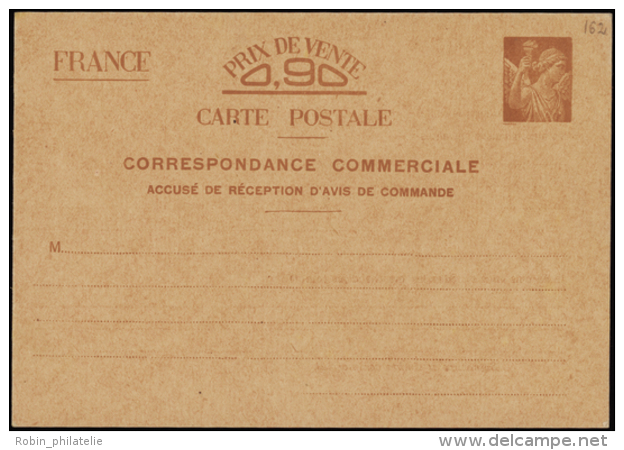 N° 654 Iris Sans Valeur CP4 Correspondance Commerciale Qualité:  Cote: 150&nbsp; &euro; - Otros & Sin Clasificación