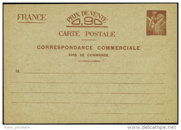 N° 654 Iris Sans Valeur CP3 Correspondance Commerciale Qualité:  Cote: 120&nbsp; &euro; - Otros & Sin Clasificación