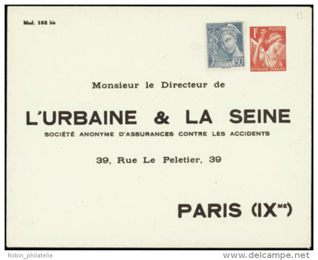 N° 433 (B3b) 1f Iris "l'Urbaine &amp; La Seine" Qualité:  Cote: 375&nbsp; &euro; - Otros & Sin Clasificación