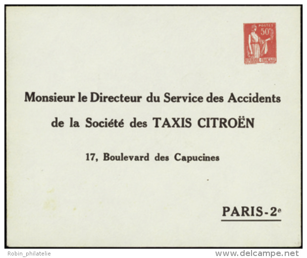 N° 283 B6e 50c Paix "Taxis Citroën" Qualité:  Cote: 450&nbsp; &euro; - Otros & Sin Clasificación