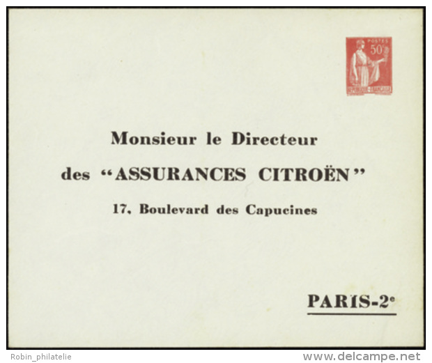 N° 283 B6a 50c Paix "Assurances Citroën" Qualité:  Cote: 450&nbsp; &euro; - Otros & Sin Clasificación