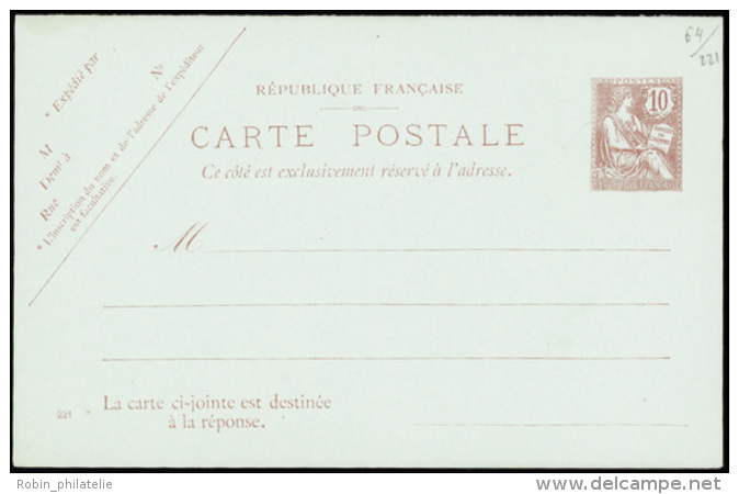 N° 124 CPRP1 10c Mouchon (date 221) Qualité:  Cote: 50&nbsp; &euro; - Otros & Sin Clasificación