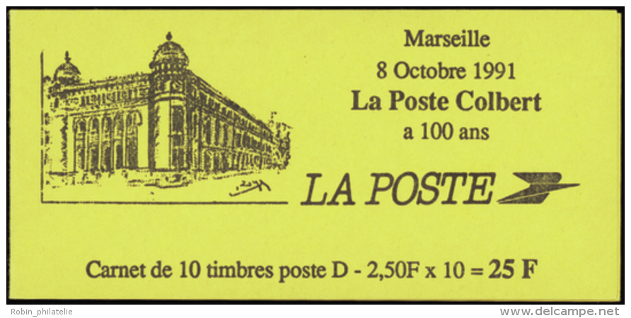 N° 2712 CP1 Marianne De Briat Marseille La Poste Colbert Qualité: ** Cote: 230&nbsp; &euro; - Otros & Sin Clasificación