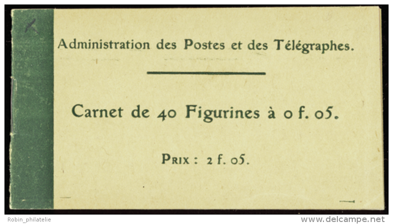 N° 137 C1  5c Semeuse Vert 40 Timbres Qualité: ** Cote: 850&nbsp; &euro; - Otros & Sin Clasificación