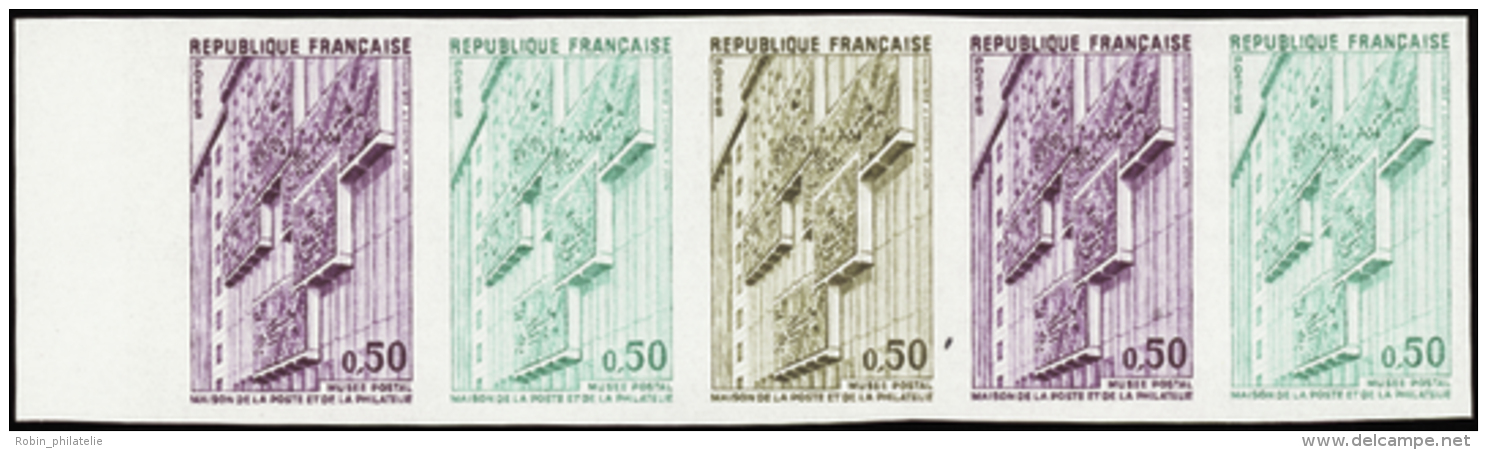 N° 1782 Musée Postal Bande De 5 Bdf Qualité: ** Cote: 150&nbsp; &euro; - Other & Unclassified