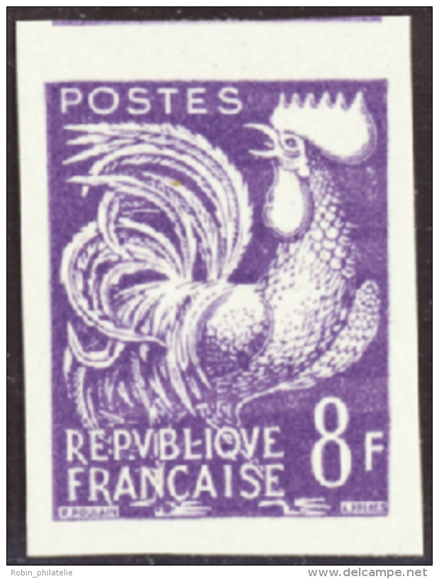 N° 109 8f Violet Sans La Surcharge Qualité: ** Cote: .....&nbsp; &euro; - Other & Unclassified