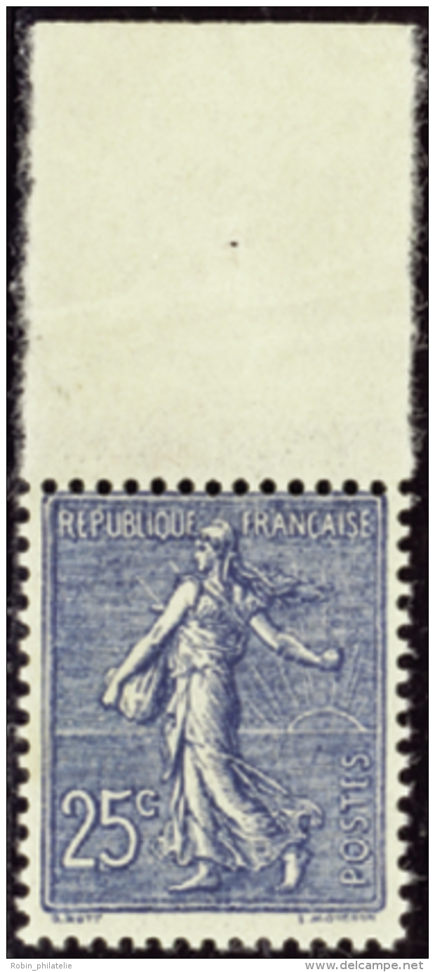 N° 132 A 25c Bleu Foncé Bdf Qualité: ** Cote: 240&nbsp; &euro; - Otros & Sin Clasificación