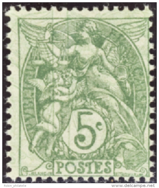 N° 111 5c Vert-jaune Double Impression (décalage 6mm) Qualité: ** Cote: .....&nbsp; &euro; - Other & Unclassified