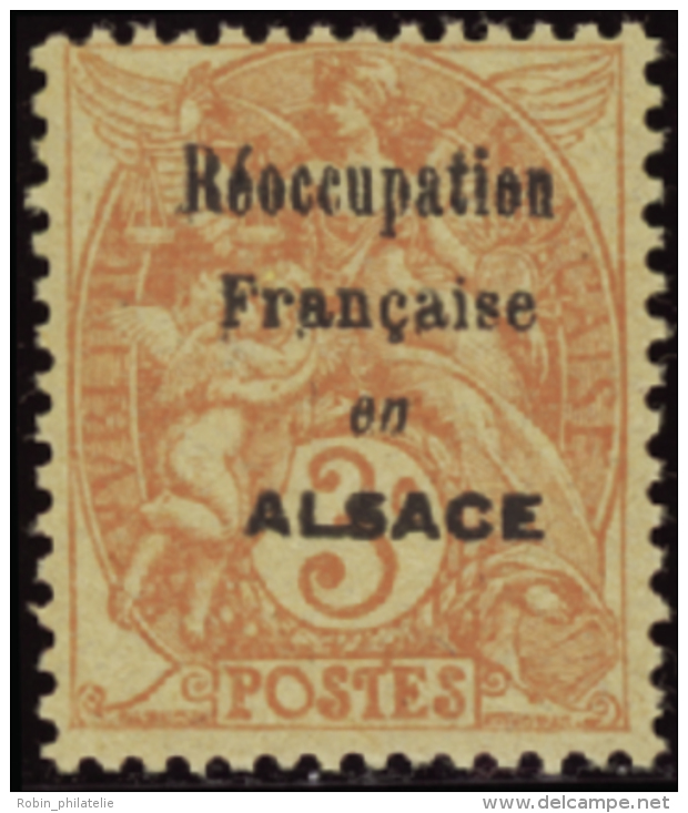 N° 109 3c Blanc Papier GC "Réoccupation Française En Alsace" Qualité: ** Cote: 700&nbsp; &euro; - Otros & Sin Clasificación