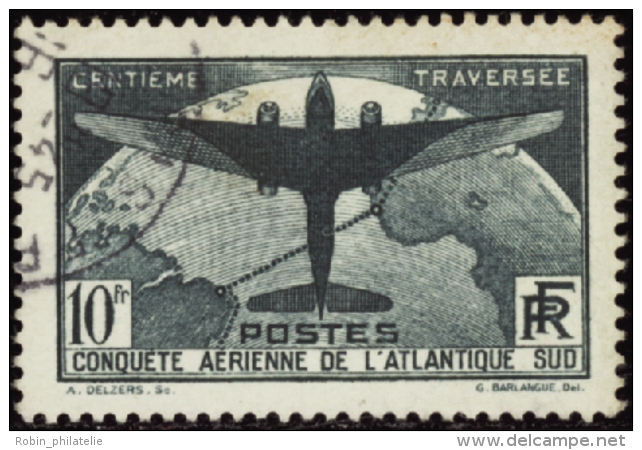 N° 321 10f Traversée De L'Atlantique TB Qualité: OBL Cote: 150&nbsp; &euro; - Otros & Sin Clasificación