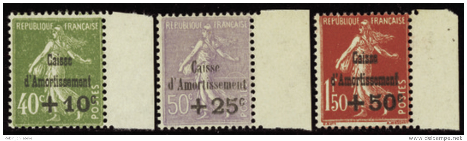 N° 275 /277  5ème Caisse D'amortissement 3 Vals Bdf Qualité: ** Cote: 675&nbsp; &euro; - Otros & Sin Clasificación