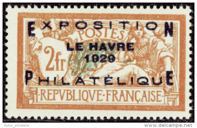 N° 257 A Exposition Philatélique Le Havre Qualité: ** Cote: 1600&nbsp; &euro; - Otros & Sin Clasificación