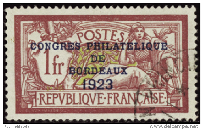 N° 182 Congrès Philatélique De Bordeaux TB Centré Qualité: OBL Cote: 625&nbsp; &euro; - Otros & Sin Clasificación