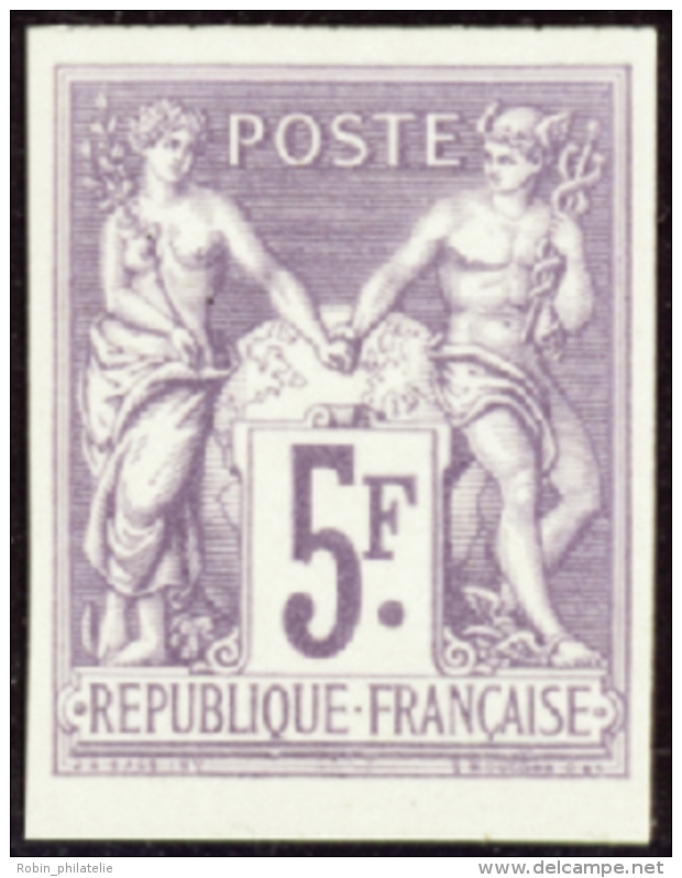 N° 95 B 5f Violet Sur Lilas émission Des Régents Qualité: (*) Cote: 480&nbsp; &euro; - Other & Unclassified