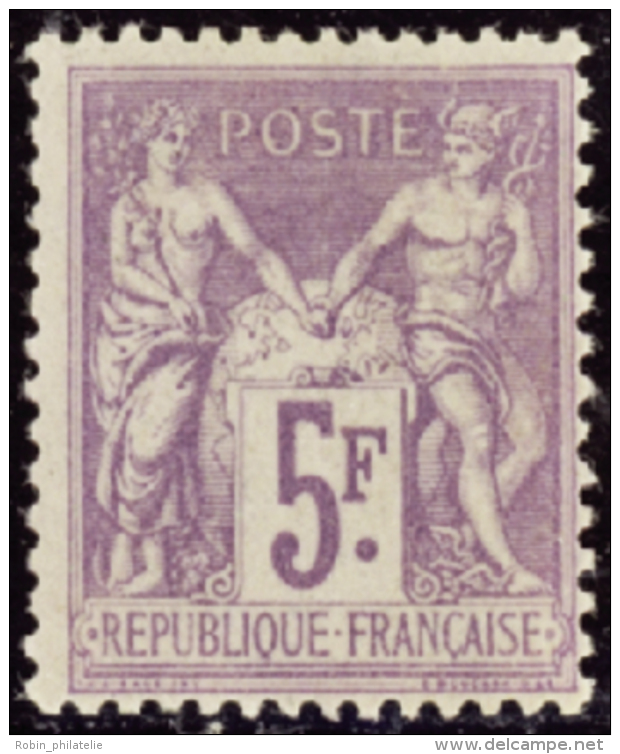 N° 95 5f Violet Sur Lilas Qualité: * Cote: 650&nbsp; &euro; - Otros & Sin Clasificación