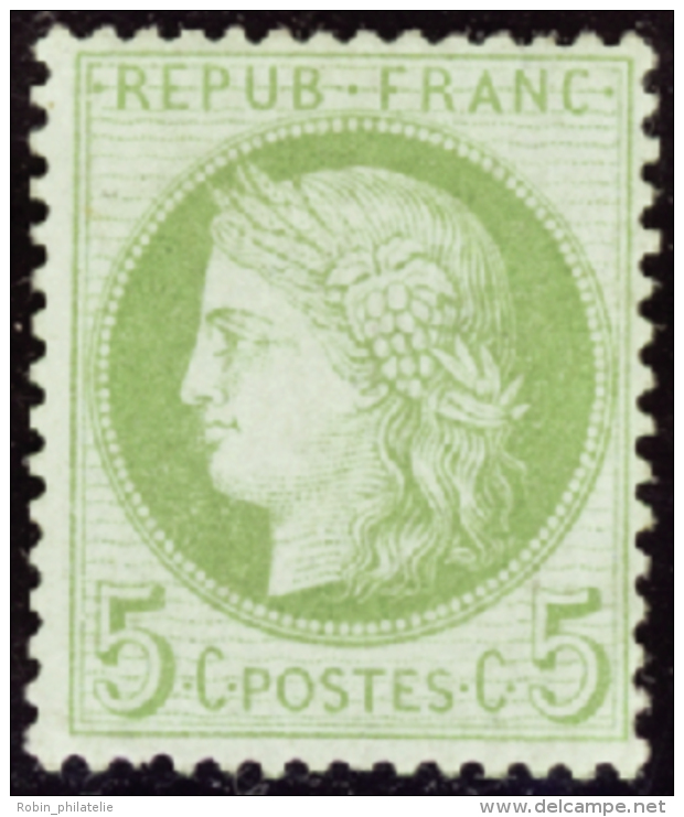 N° 53 5c Vert-jaune Sur Azuré Qualité: * Cote: 300&nbsp; &euro; - Otros & Sin Clasificación