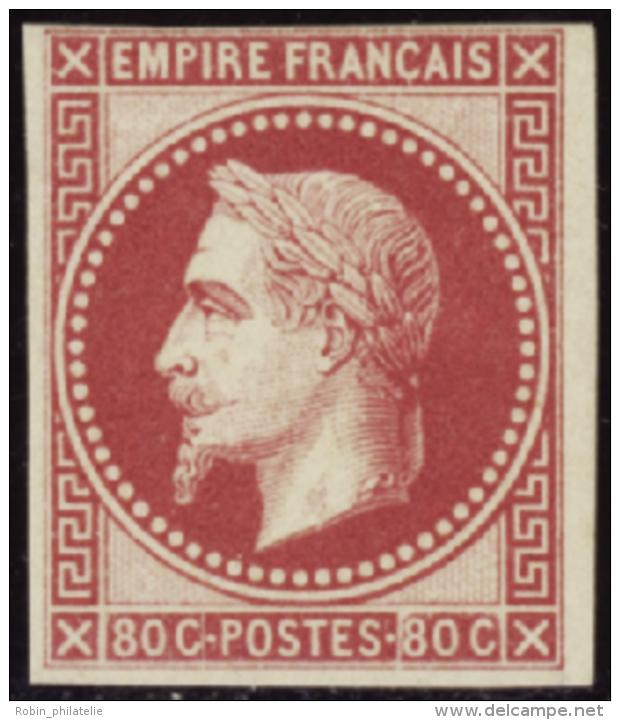 N° 32 B 80c Rose Impression Fine Rothschild Qualité: ** Cote: 800&nbsp; &euro; - Other & Unclassified