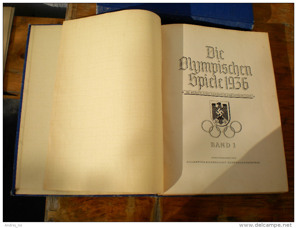 Olympia 1936 Die Olympischen Vinterspiele Vorschau Auf Berlin Band 1 Die XI Olympischen Spiele In Berlin 1936 Band 2 - Alte Bücher