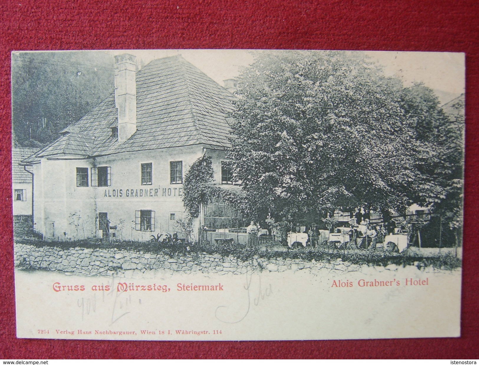 AUSTRIA / MÜRZSTEG - ALOIS GRABNER'S HOTEL / 1900 - Mürzzuschlag