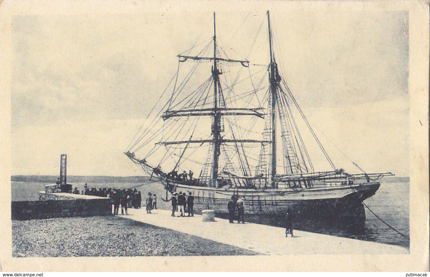 Crikvenica - Port W Sailing Ship Ca.1925 - Kroatië