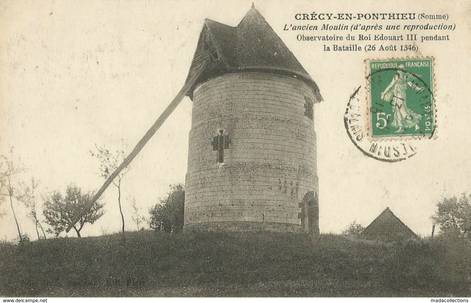 CRECY En PONTHIEU    (80.Somme) L'Ancien Moulin - Crecy En Ponthieu