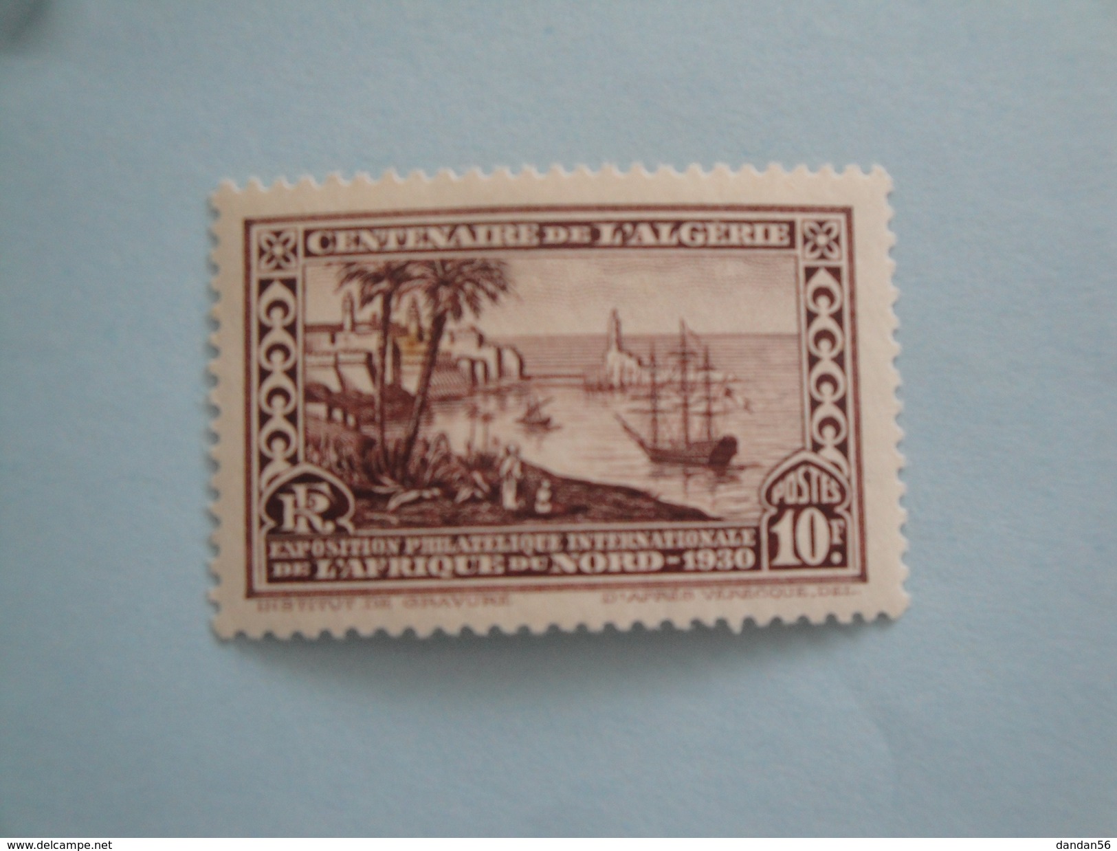 Algérie 1930  Yvert  100  *   Scott  106  Michel 101  Bateaux  Ships - Neufs