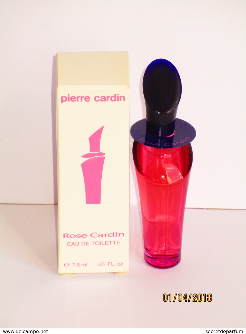 Miniatures De Parfum  ROSE CARDIN   De PIERRE CARDIN    EDT  7.5 Ml  + Boite - Miniatures Femmes (avec Boite)
