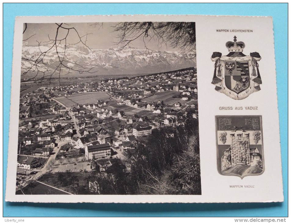 Wappen Vaduz Gruss Aus () Anno 19?? ( Zie Foto Details ) !! - Liechtenstein