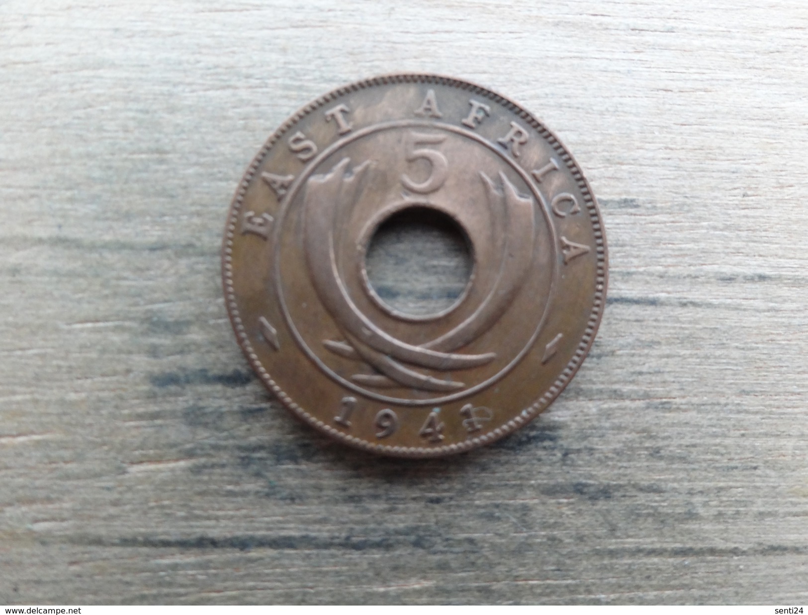 East Africa  5  Cents  1941  Km 25 - Britische Kolonie