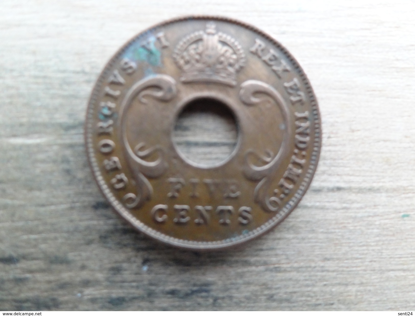 East Africa  5  Cents  1941  Km 25 - Britse Kolonie